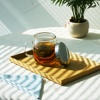 Tasse à thé en verre borosilicate de haute qualité avec infuseur amovible – Vente directe usine