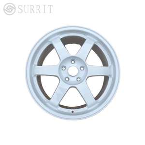 Jantes de voiture en alliage filé 17-19 pouces, haute résistance, durables, jantes automobiles 100 mm PCD 30 mm/40 mm ET, cinq branches, berline compacte - Product Image 5