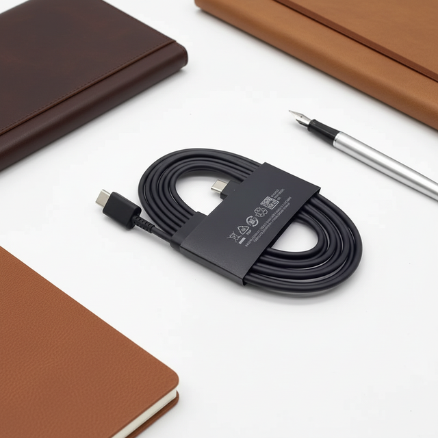 USB-C to C 5A 25W/45W Fast Charging Cable, TPE Cover, Pure Copper Wires
