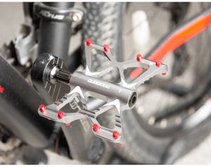 M36 Negro 1 Rodamiento sellado + 1DU Pedal de mariposa para bicicleta 9/16 Aleación de aluminio Cnc6061 Pedal de bicicleta de <span class=keywords><strong>carretera</strong></span> <span class=keywords><strong>Pedales</strong></span> de bicicleta plegables de aspecto agradable - Product Image 4