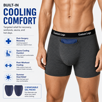 Calzoncillos ergonómicos de grado médico OEM para alivio del dolor escrotal, con bolsa de hielo y efecto refrescante, para recuperación de vasectomía, modelo avanzado