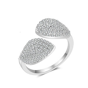 Anillo de mujer Chapado en platino ajustable RAKOL RP2033 - Product Image 4