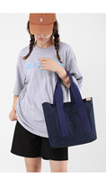 Sac fourre-tout noir en toile pour femme, de créateur, de qualité supérieure, avec logo personnalisé, certifié BSCI, fabrication OEM, vente en gros