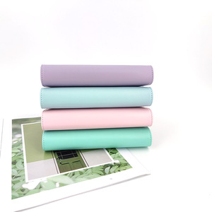 Album photo A5 A6 en cuir PU, classeur à 6 anneaux, carnet, couleur <span class=keywords><strong>macaron</strong></span>, journal DIY, planificateur, couverture à feuilles mobiles, fermeture à boucle magnétique - Product Image 3