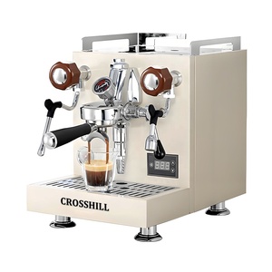 Machine à expresso professionnelle 1600W avec pompe italienne importée, pression de 12 bars, chaudière de 2,5L, groupe E61, pré-infusion automatique - Product Image 1