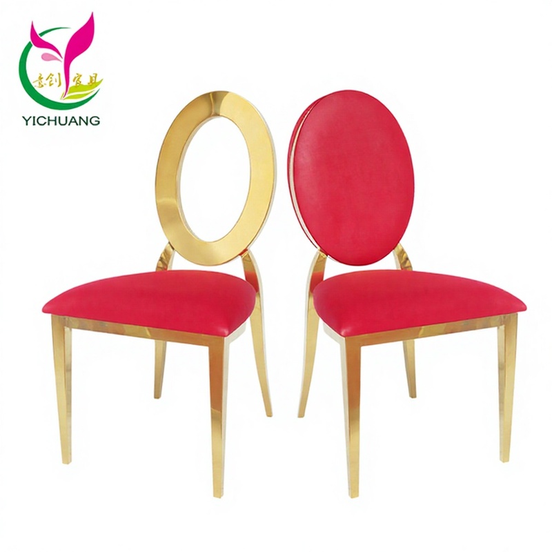 Elegant Modern Golden High Back Durable