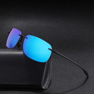 2025 Ultra ligero TR90 Material TAC polarizado <span class=keywords><strong>True</strong></span> Film sin marco al aire libre gafas de sol hombres mujeres deportes ciclismo gafas de sol - Product Image 2