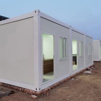 Maison conteneur préfabriquée moderne de luxe écologique, extensible, type mini-maison, appartement 2-3 chambres pour villa extérieure ou école