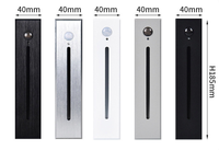 Lampes LED d'angle murales intérieures/extérieures IP44 IP65 avec détecteur de mouvement pour escaliers, couloirs et éclairage de sol.