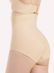 Langqin Everyday Style High-Waisted Bodyshaper Shapewear Girdle Shorts Tummy Control Front Zipper Waist Slimming Panties - Product Image 3