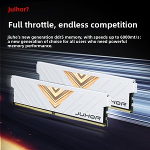Memoria RAM DDR5 para Computadora de Escritorio, 16G 5600 6000, Juego de 32G, Diseño de Franja Blanca - Product Image 2