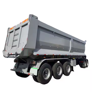 Remorque benne basculante arrière en U à 3, 4 ou 5 essieux, capacité 40, 60 ou 70 tonnes, pour camion semi-remorque, à vendre - Fournisseur d'usine - Product Image 6