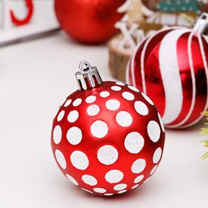 Decoraciones Navideñas, Juego de 30 Bolas de Navidad Pintadas con Formas Especiales de 6 cm, Adornos para Árbol de Navidad - Product Image 3