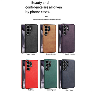 Funda Protectora de Cuero PU de Alta Calidad para Samsung S26 S22 S23 S24 Ultra S25 Plus A56 A55 A54 A16 A15, Resistente a Impactos - Product Image 2