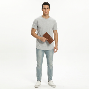 Camiseta de Algodón 100% Personalizada al por Mayor para Hombre, Talla Grande, Hombros Caídos, Tejido de Punto Liso con Poliéster 100% Algodón - Product Image 1