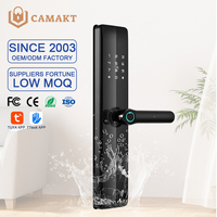 CAMAKT 2026 Nouvelle serrure intelligente à bouton Tuya, déverrouillage de porte intérieure en alliage d'aluminium pour appartement domestique