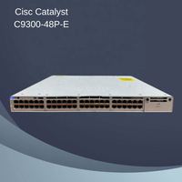 Nouvelle marque cisco série C9300-48P-E 48 ports PoE + commutateur 4 Gigabit SFP liaisons montantes cisco point d'accès cisco Catalyst C9300-48P-E