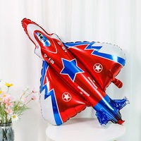 Cohete inflable astronauta globo de una sola Base de pie cohete de aluminio para niños tema espacial decoración de fiesta de cumpleaños