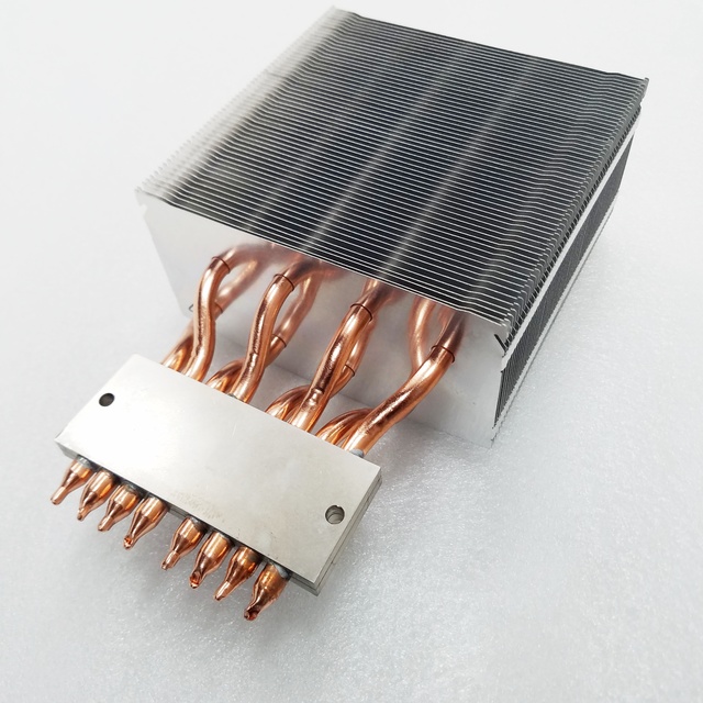 Custom Copper /Aluminum Profiles Module Skiving Fin Heat Sink