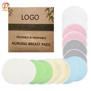 แผ่นซับน้ำนมแบบนำกลับมาใช้ใหม่ได้,แผ่นให้นมบุตรซับน้ำได้ดีมากทำจากไม้ไผ่ออร์แกนิกกันรั่ว - Product Image 5