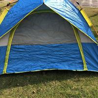 Tente de camping gonflable pour 4 personnes, 1 chambre, quatre saisons, imperméable, ouverture rapide pour une utilisation en extérieur