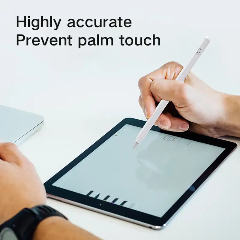 Fabriek Groothandel Capacitieve Touch Actieve Stylus Pen Voor Apple Ipad Met Palm Afwijzing Groothandel Stylus Pen