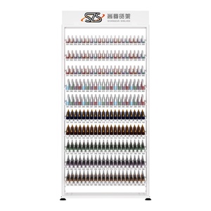 Op Maat Gemaakte Nagellak <span class=keywords><strong>Display</strong></span> Vloer Type <span class=keywords><strong>Rack</strong></span> Cosmetica Make-Up Producten Plank Multi-Layer Nagellak Displaystandaard - Product Image 3