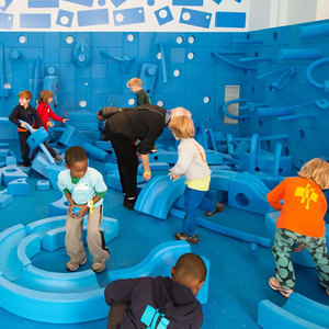 Bloques de Espuma EVA Azules Grandes Personalizados Moetry, Juego de Bloques de Construcción para Pared, Área de Juegos Interior, Juego de Bloques Suaves para Niños, Comercial - Product Image 3