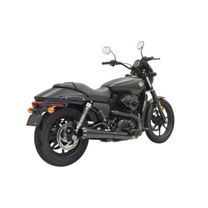 RBPerformance Silencieux Slip-On Mégaphone Noir 4 "pour 2015-2019 pour <span class=keywords><strong>Harley</strong></span> STREET <span class=keywords><strong>MOTO</strong></span> Améliore Roar and Hear - Product Image 3