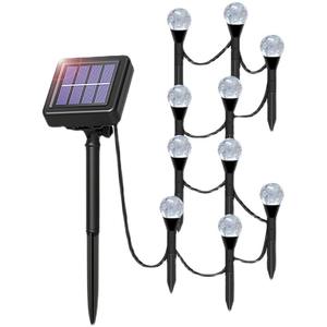 Nuovo Design all'ingrosso decorazioni natalizie 10/15/20/30 palline impermeabili lampada fata luce solare a bolle per il percorso del Patio - Product Image 6