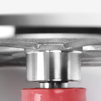 Ricci 10/12 Zoll Rosa Aluminium-Legierung Runder Rutschfester Drehbarer Kuchenständer für Kuchendekoration