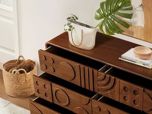 Credenza in Stile Moderno Mid-Century AJUNION, Mobile di Lusso per Soggiorno, Consolle, <span class=keywords><strong>Cassettiera</strong></span> - Product Image 3