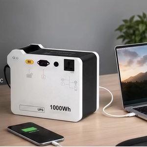 Station d'alimentation solaire portable certifiée CE de qualité supérieure 1000Wh 500W MPPT avec batterie LiFePO4 et onde sinusoïdale pure pour la maison et le camping - Product Image 1