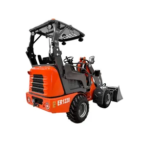 EVERUN ER1220 commercio all'ingrosso della Cina fabbrica mini skid steer caricatore di neve soffiatore mini ruote caricatori macchine