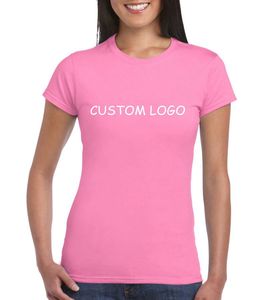 OWN Design <strong>for</strong> Two Side Logo/Picture Custom <strong>Tshirt</strong> <strong>Women</strong> and Men DIY Cotton T Shirt Short Sleeve Casual T-shirt 22 Colors - Product Image 5