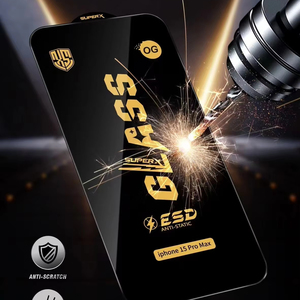 Gran oferta ESD OG Protector de pantalla de vidrio templado Protector de pantalla antiestático para <span class=keywords><strong>iPhone</strong></span> 11 12 13 14 15 16 Pro Max XS XR <span class=keywords><strong>Mini</strong></span> - Product Image 1