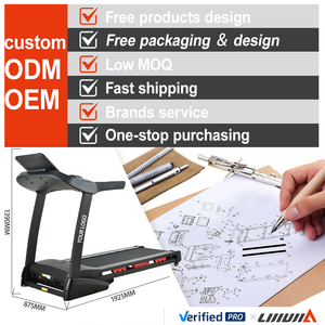 力久佳工厂升级家庭锻炼可折叠步行电动跑步机倾斜按摩哑铃健身跑步机 - Product Image 3