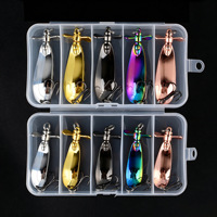 Leurre Spinnerbait transfrontalier 5cm 6cm, lot de cinq, emballage plaqué, appât vivant avec hameçons, fabricant grossiste