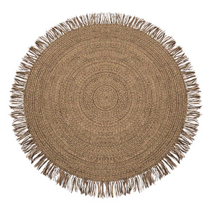 DaiRui <span class=keywords><strong>Tapis</strong></span> <span class=keywords><strong>en</strong></span> <span class=keywords><strong>jute</strong></span> Couleur naturelle Salon Intérieur Extérieur <span class=keywords><strong>Tapis</strong></span> pour Ferme Patio et <span class=keywords><strong>Cuisine</strong></span> <span class=keywords><strong>Tapis</strong></span> - Product Image 3
