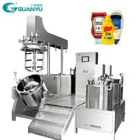 Mélangeur de crème pour le visage, machine à liquides visqueux, ligne de production de lotion pour les mains, machine à émulsionner