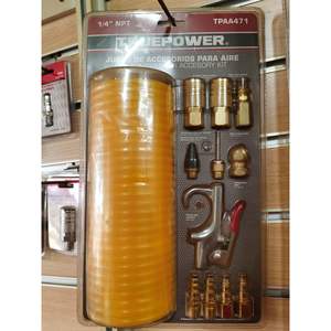 Kit de pistolet à air comprimé personnalisé de 14 pièces, raccord pneumatique de style américain avec accessoires pour outils et pièces pneumatiques - Product Image 1