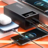 Banque d'alimentation portable avec chargeur rapide, nouvelle station d'alimentation de camping, interface d'entrée micro USB pour téléphone