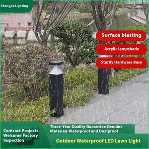 Lampada da Giardino <span class=keywords><strong>a</strong></span> LED 12W in Alluminio, Illuminazione Paesaggistica Impermeabile IP65, Quadrata Nera <span class=keywords><strong>a</strong></span> <span class=keywords><strong>Batteria</strong></span> per Prato/Villa/Giardino/Cortile - Product Image 5