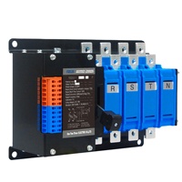 123 YUYE 20 años de fabricación de gran marca 3P/4P 125A interruptor de transferencia automática de doble potencia interruptores de cambio para generador