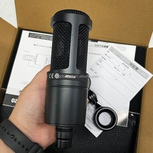 Microphone professionnel <span class=keywords><strong>AT2020</strong></span> avec qualité sonore de studio, microphone filaire pour enregistrement d'instruments et de podcasts - Product Image 4