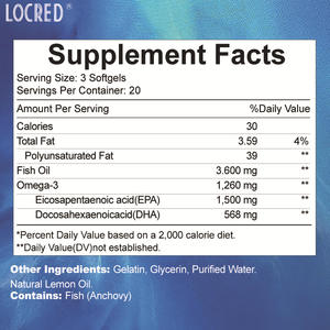 Capsules d'<span class=keywords><strong>huile</strong></span> <span class=keywords><strong>de</strong></span> <span class=keywords><strong>poisson</strong></span> <span class=keywords><strong>de</strong></span> haute mer pour adultes - Améliore la densité osseuse - 60 capsules/flacon - Aliment santé le plus vendu sur <span class=keywords><strong>Amazon</strong></span> - Product Image 4