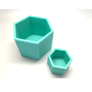Pot de jardin en ciment naturel fluché, <span class=keywords><strong>moules</strong></span> en barbole/pot en béton intérieur pour plantes succulentes - Product Image 5