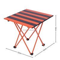 Meubles d'extérieur, table de camping légère et portable, pliable facilement, gain de place pour pique-nique, table pliante