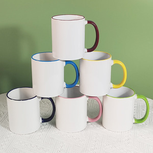 Mugs en céramique unis et simples CCH Wholesale, cadeaux promotionnels créatifs pour le bureau - Product Image 4