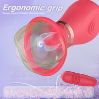 S-HANDE 4 in 1 Elektro massage Zungen vibrator für Klitoris vibrator Nippel stimulation Erwachsene Frauen lecken Vibrator